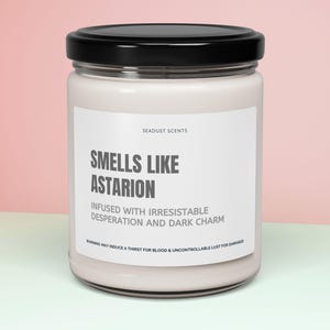 Astarion Inspired Candle BG3 Inspired Gift For Boyfriend Baldur&#39;s Gate 3 Inspired Merch Astarion Lover Gift For Boyfriend Christmas Candle