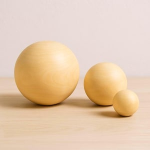 Handmade Solid Wood Ball Legs: Custom Furniture & Cabinet Bases - 4 Pieces