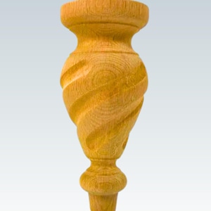 Wood Carved Furniture Legs for Cabinets Tables Unpainted Decorative Table Feet, Carving Appliques, 4 Piece Set for DIY Furniture Restoration