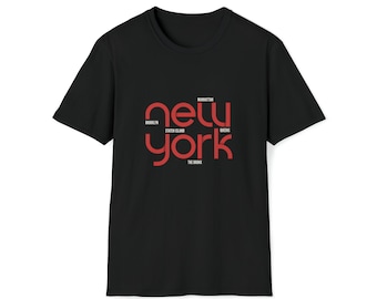 Camisa de Nueva York, camiseta unisex Softstyle