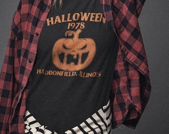 Vintage 1978 HalloweenHadonfield Illuminator Shirt Halloween Kürbis t-shirt