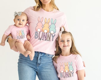 Easter Shirts for Women Easter Shirt Kids Mommy and Me Matching Easter Outfits Family Easter Shirts for Toddler and Mom matching shirts