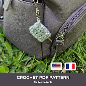 Wzór na miniaturową zawieszkę na szydełku: brelok i akcesorium do torebki (PDF)