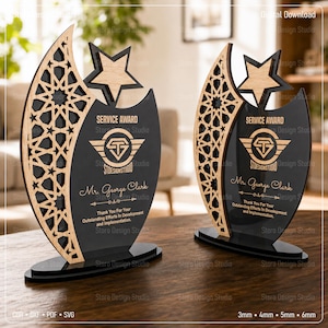 Award Trophy Laser Cut Files, Laser Cutting Files