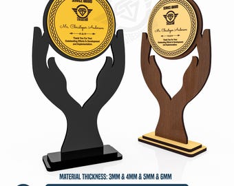 Award Trophäe Laser Cut Files, Laser Cut Files