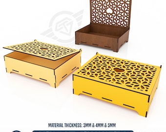Jewelry, Gift Box Laser Cut Svg Files, Laser Cutting Files