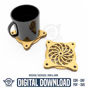 Mechanical Coaster Laser Cut Files, Laser Cutting Files