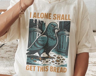 Funny Pigeon Comfort Colors Shirt: Urban Humor Graphic Tee