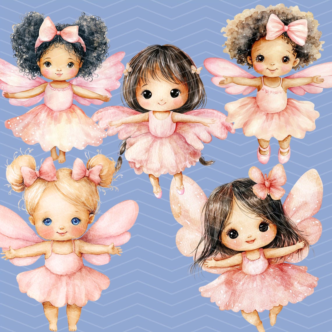 21 Pink Fairy Clipart, Cute Little Girl Clipart, Baby Fairy Clipart ...