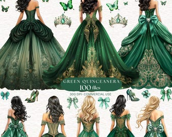 cos long green dress Emerald Green Tulle Glittery Lace Beaded Princess Quinceanera Dresses –  Hebebridal