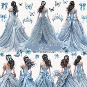 navy blue dress for baby girl Move Over, Elsa: 10 Ice Blue Dresses for Your Winter Quince