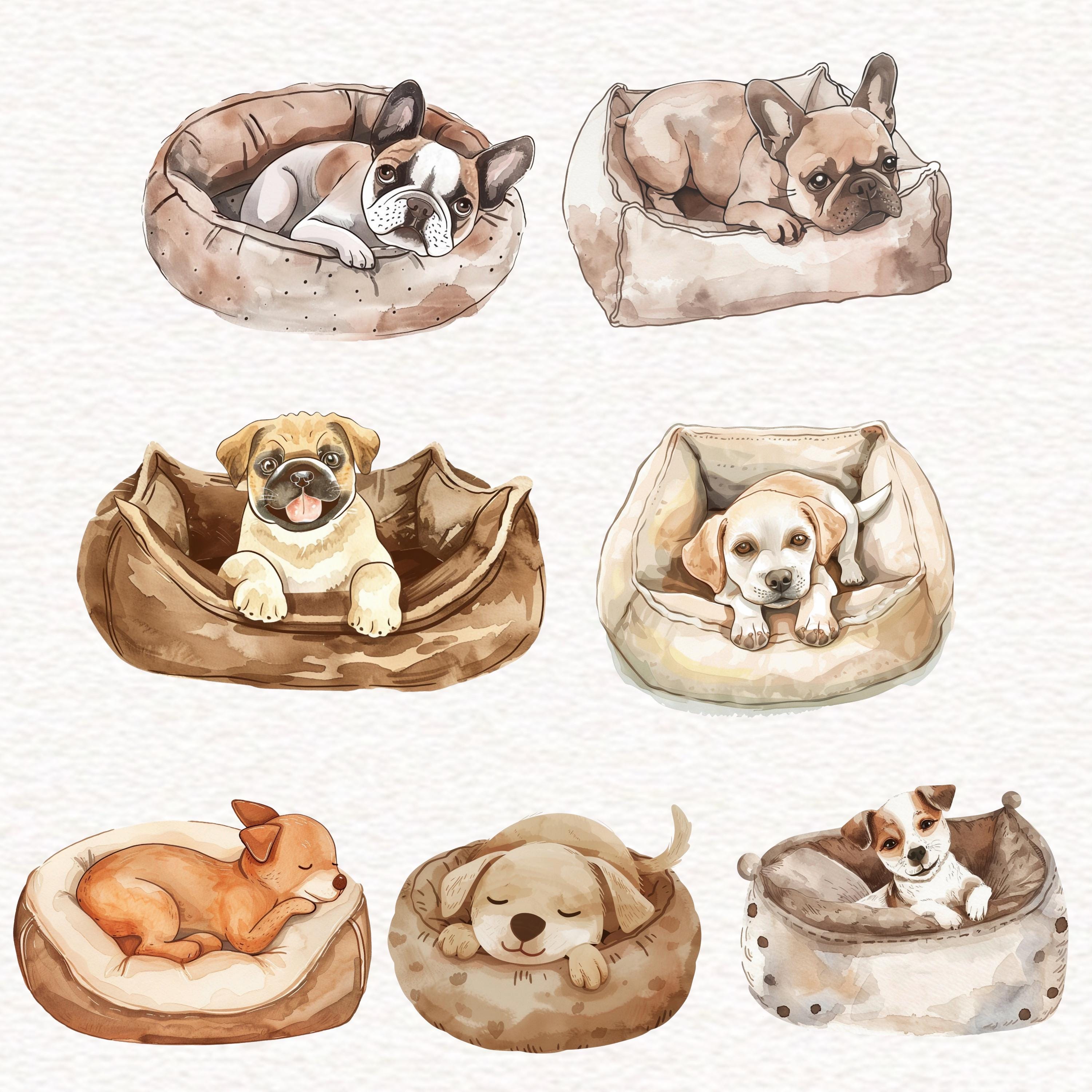 Watercolor Dog Clipart Cute Animal Image Nursery Decor Animal Puppy PNG ...