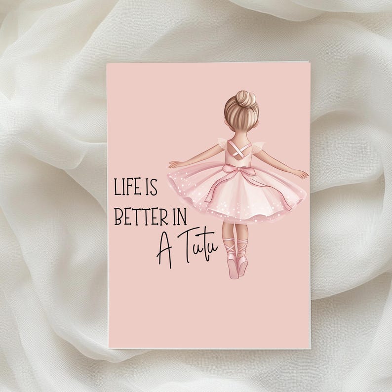 Pink Ballerina Clipart Cute Ballet Watercolor PNG Light Pink Floral ...