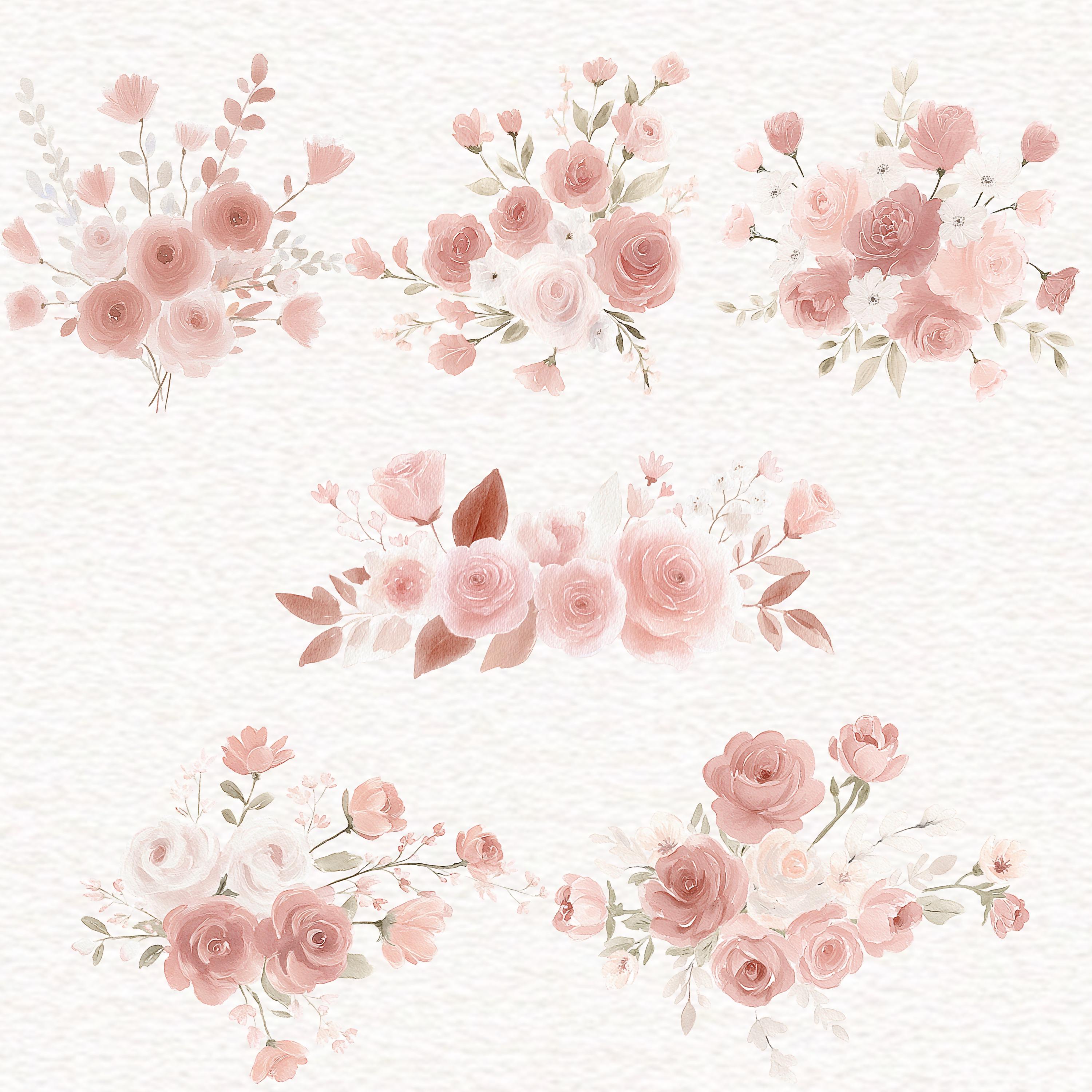 Watercolor Pink Fairy Garden Clipart Fairies Image Cute Little Girl ...
