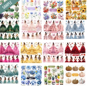 Lifetime Shop Access, Whole Shop Clipart Bundle, Entire Store Bundle, Watercolor Clipart, Animals Clipart, flower Clipart, Cute Baby Clipart image 7
