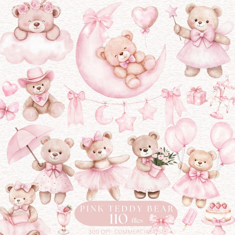 Pink Teddy Bear Watercolor Clipart Nursery Baby Shower Girl Graphics Blush Pink Bear Invitation BIRTHDAY Decor Cute Teddy Bear png design 
Baby Girl
Brown Teddy Bear
Ballerina Teddy Bear
Pink Bear Invitation
Pink Sweet Bear
Girl Bear Clipart
Its a Girl Clip Art
Cute Baby Girl Pattern
Bear Girl Image
Tutu Bear Clipart 
Teddy Bear Girl Clipart Png
Pink Teddy Birthday  Download
Pink Bear Image
Boho Pink Baby Bear
Princess Bear Images
Cute Bear Pink
Girl Teddy Illustration
Pink and White Teddy Bear