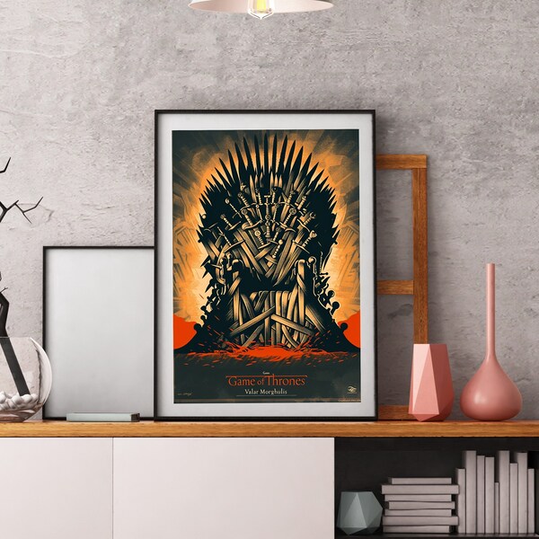 Game of Throne Movie Poster Etsy
