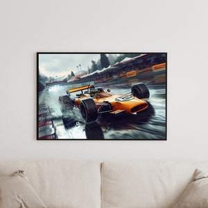 McLaren M23 Racing Poster: Formula One Art (Digital Print)