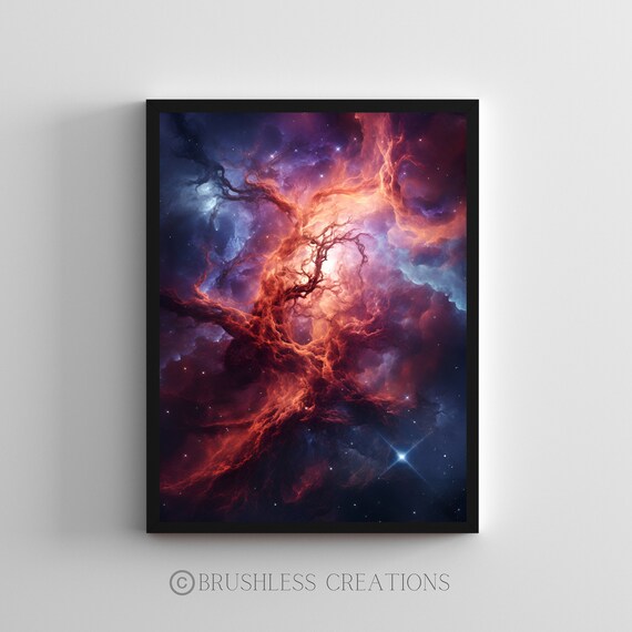Orion Nebula Galaxy Poster: Cosmic Astrophotography Print (Digital Download)