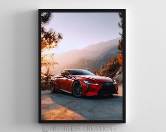 Lexus Poster | Lexus RC F Poster #9262.0 | JDM Wall Decor | JDM