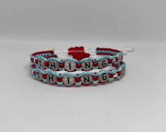 Bracelets de l'amitié Dr. Seuss Thing 1 et 2 : ensemble phosphorescents