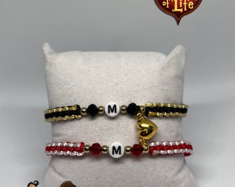Manolo and Maria Inspired Matching Bracelets, The Book of Life Movie, Couples Bracelets, Handmade