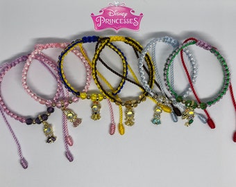 Princess Inspired Bracelets, Disney Princesses, Handmade