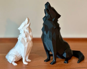 Figurine loup en impression 3D