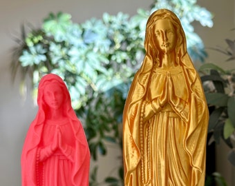 Estatuilla pop art de la Virgen María en impresión 3D - Decoración pop art