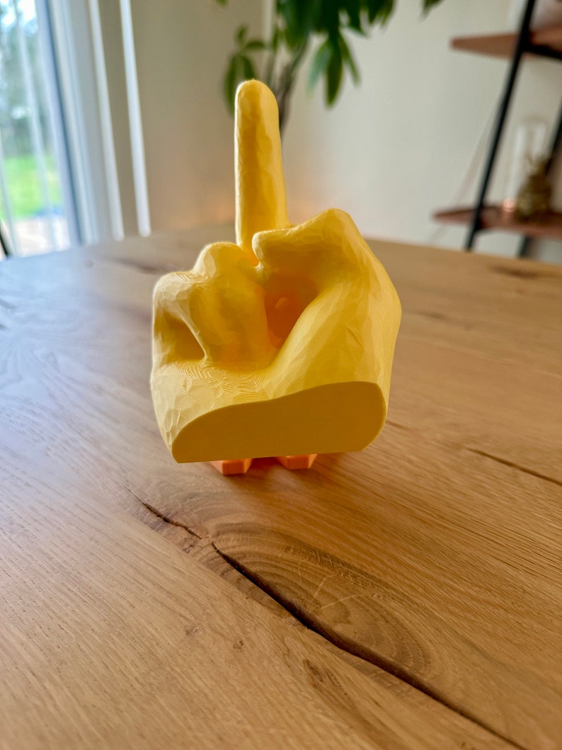 Middle finger Duck You 3D printing image 4