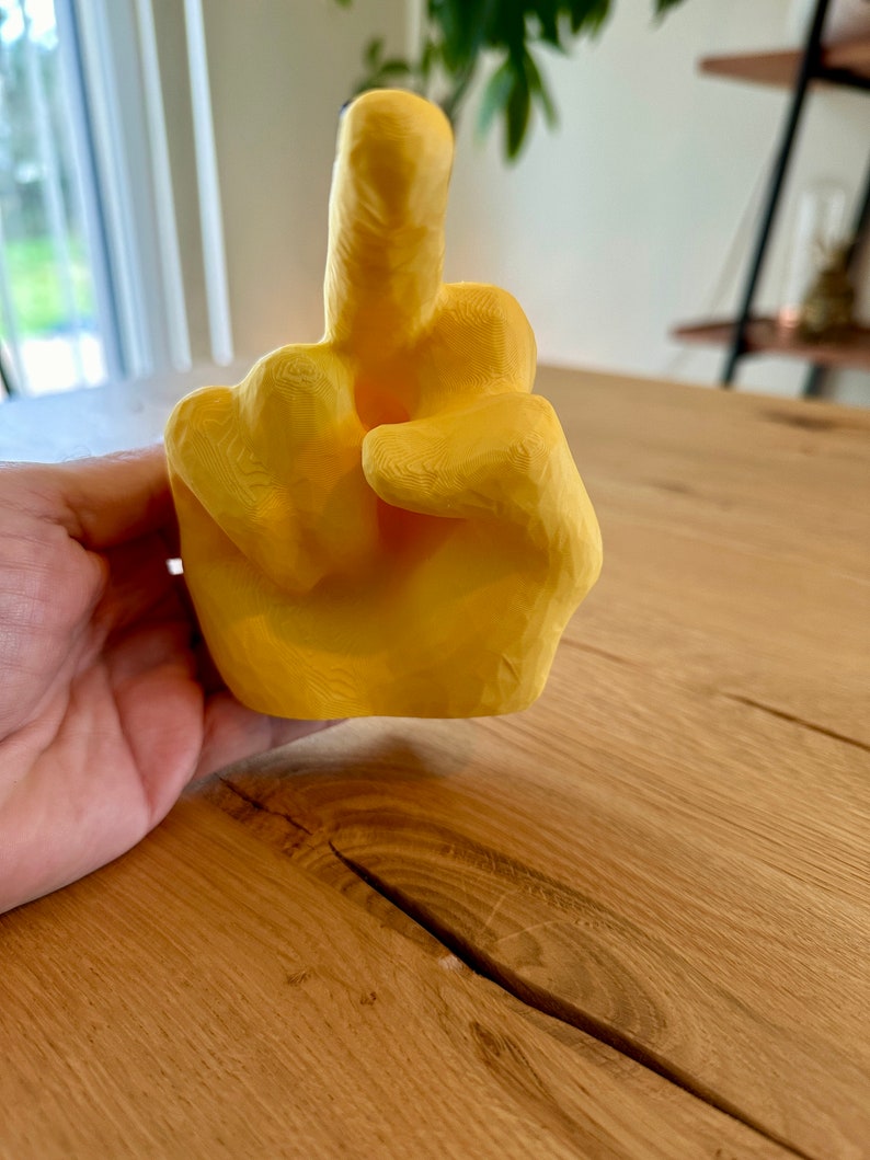 Middle finger Duck You 3D printing image 6