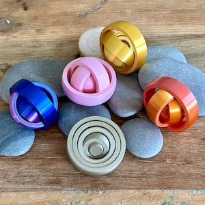 Żyroskop / Gadżet antystresowy / Zabawka sensoryczna wydrukowana w 3D / Fidget antystresowy