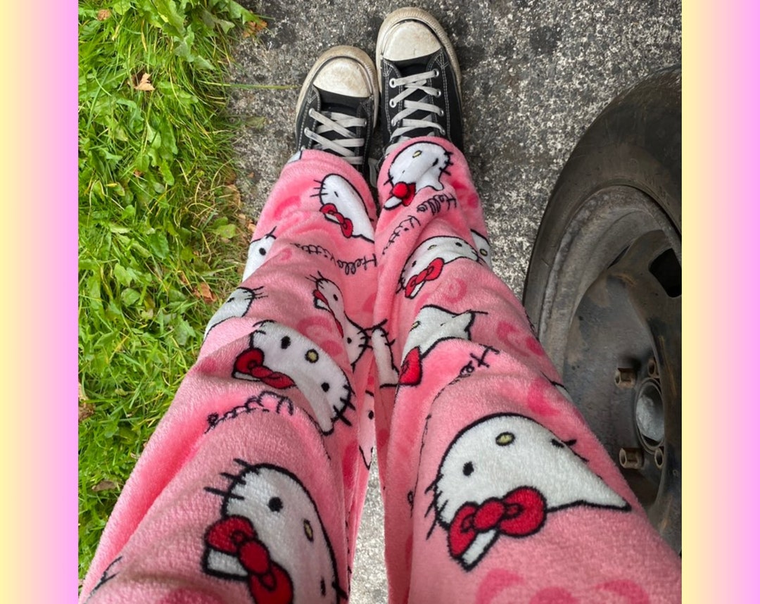 Hello Kitty Pyjamas Hello Kitty Pjs Cute Sanrio Pajamas Etsy