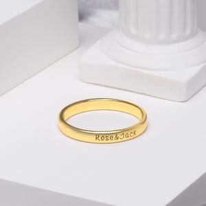 Rings, Name Ring, Personalized Ring, Stackable Rings, Stacking Rings, Engraved Ring, Custom Ring, Stack for Women, Name Ring For Her and Him