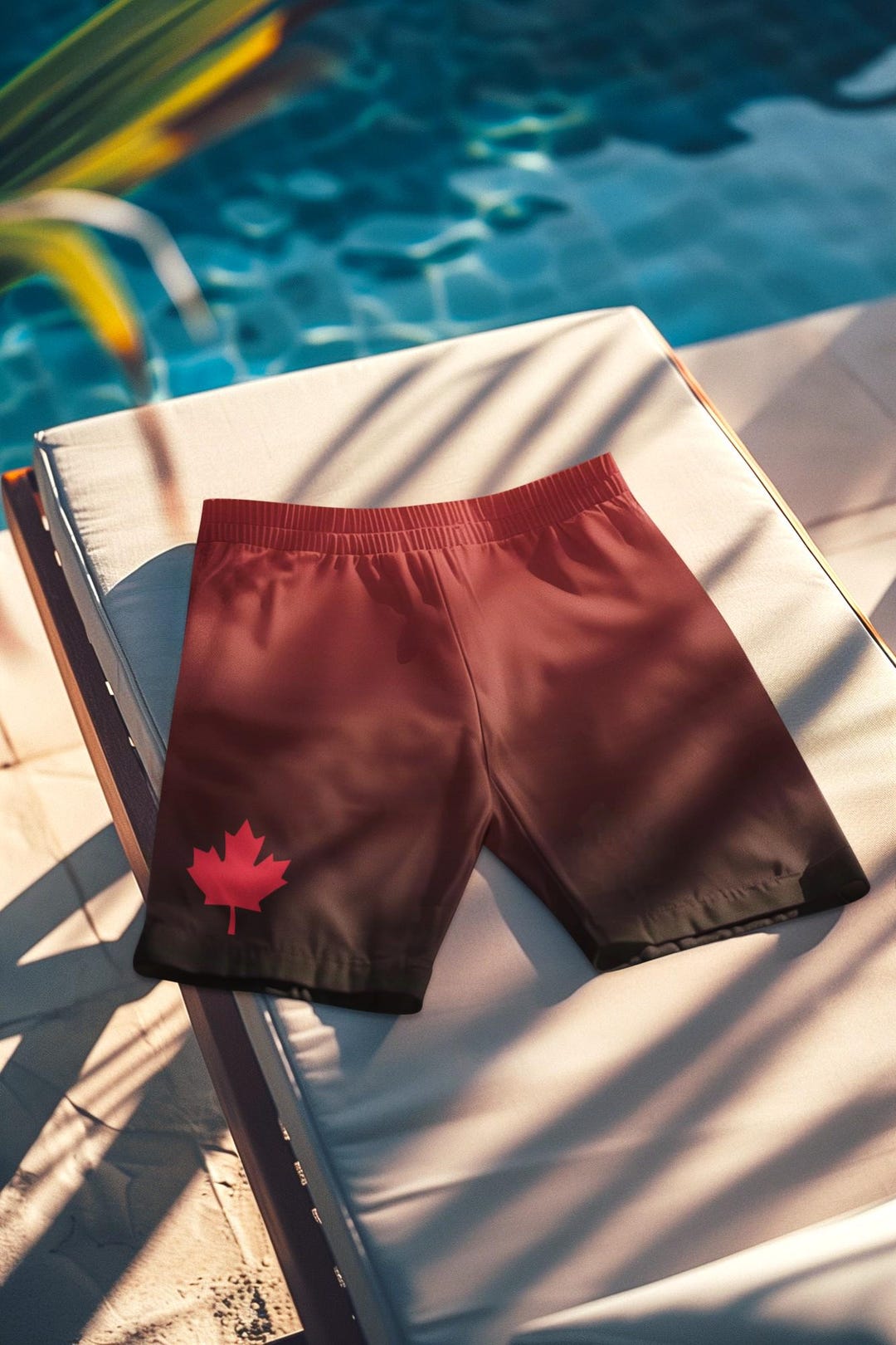 Men S Canadian Flag Board Shorts Maple Leaf Shorts Canada Pride