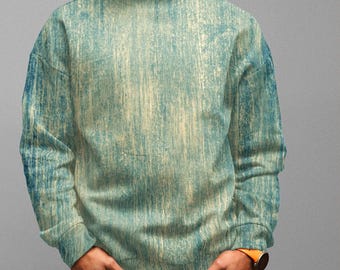 Vintage Forest Green Sweater Sweatshirt - Etsy