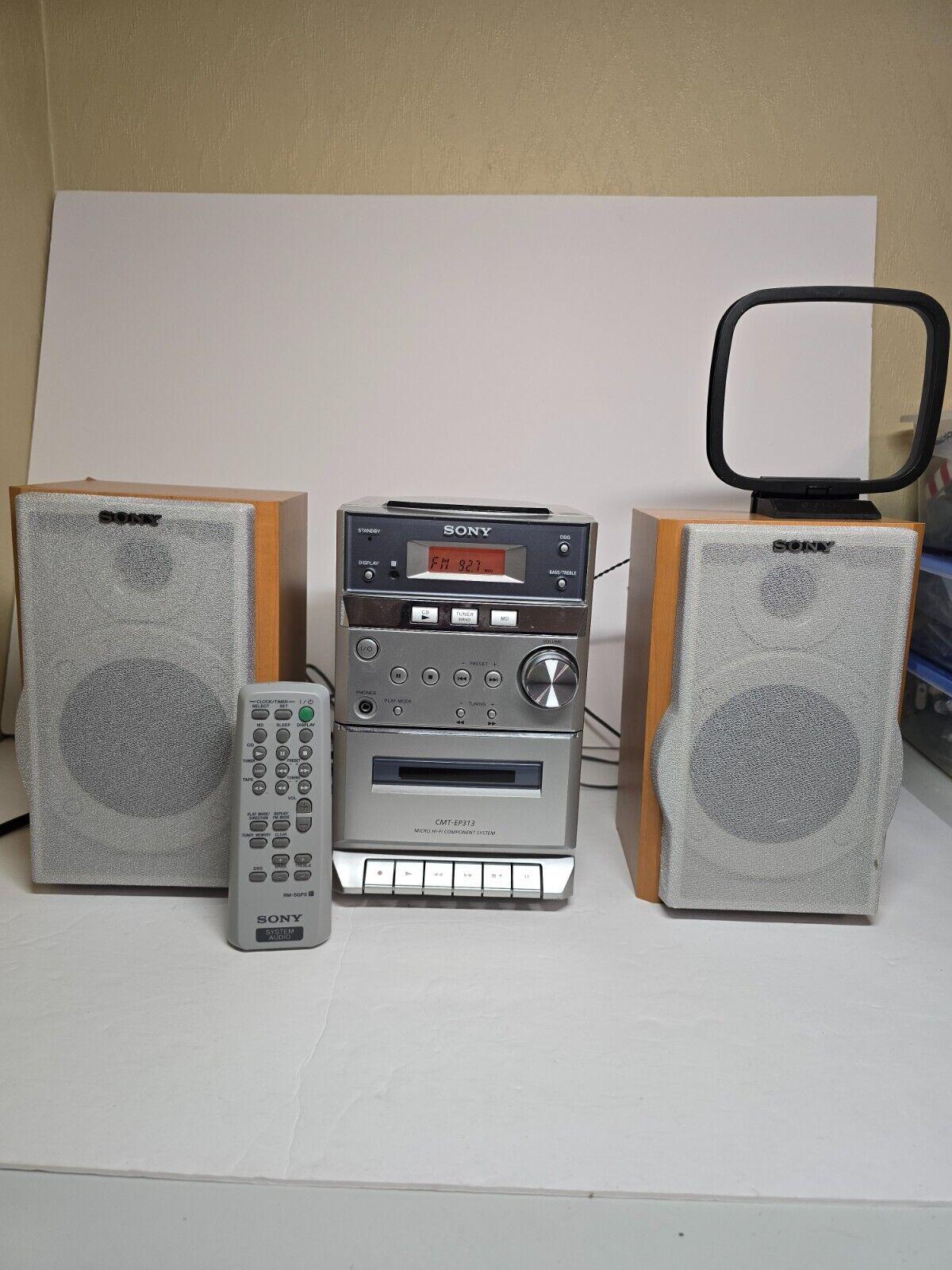 Sony HCD-EP313 Micro Hi Fi Component CD Cassette Player Am/fm