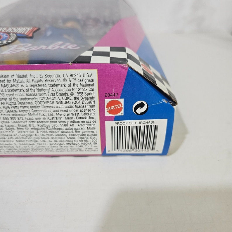 50th Anniversary Nascar 1998 Barbie Doll Collector Edition 20442 - Etsy