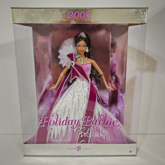 Barbie Doll Black African American Bob Mackie 2005 Holiday