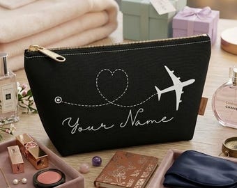 Personalized Aviation Travel Pouch: Pilot Gift