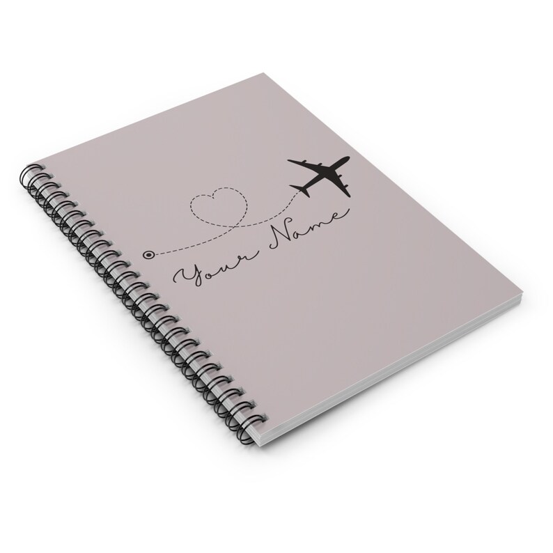 Personalized Spiral Notebook | Gift for Flight Attendants | Pilot ...