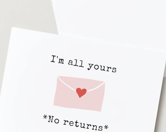 Funny Valentine's Day Card: Romantic Love Card (PDF Printable)