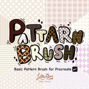 Procreate Pattern Brushes: Seamless Background Set (Digital Download)