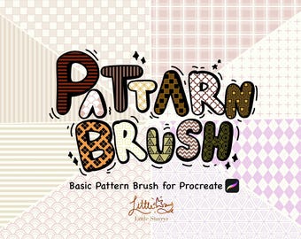 Procreate Pattern Brushes: Seamless Background Set (Digital Download)