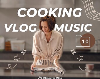 Royalty-Free Cooking Vlog Music: Upbeat, Jazzy Tracks (Digital Download