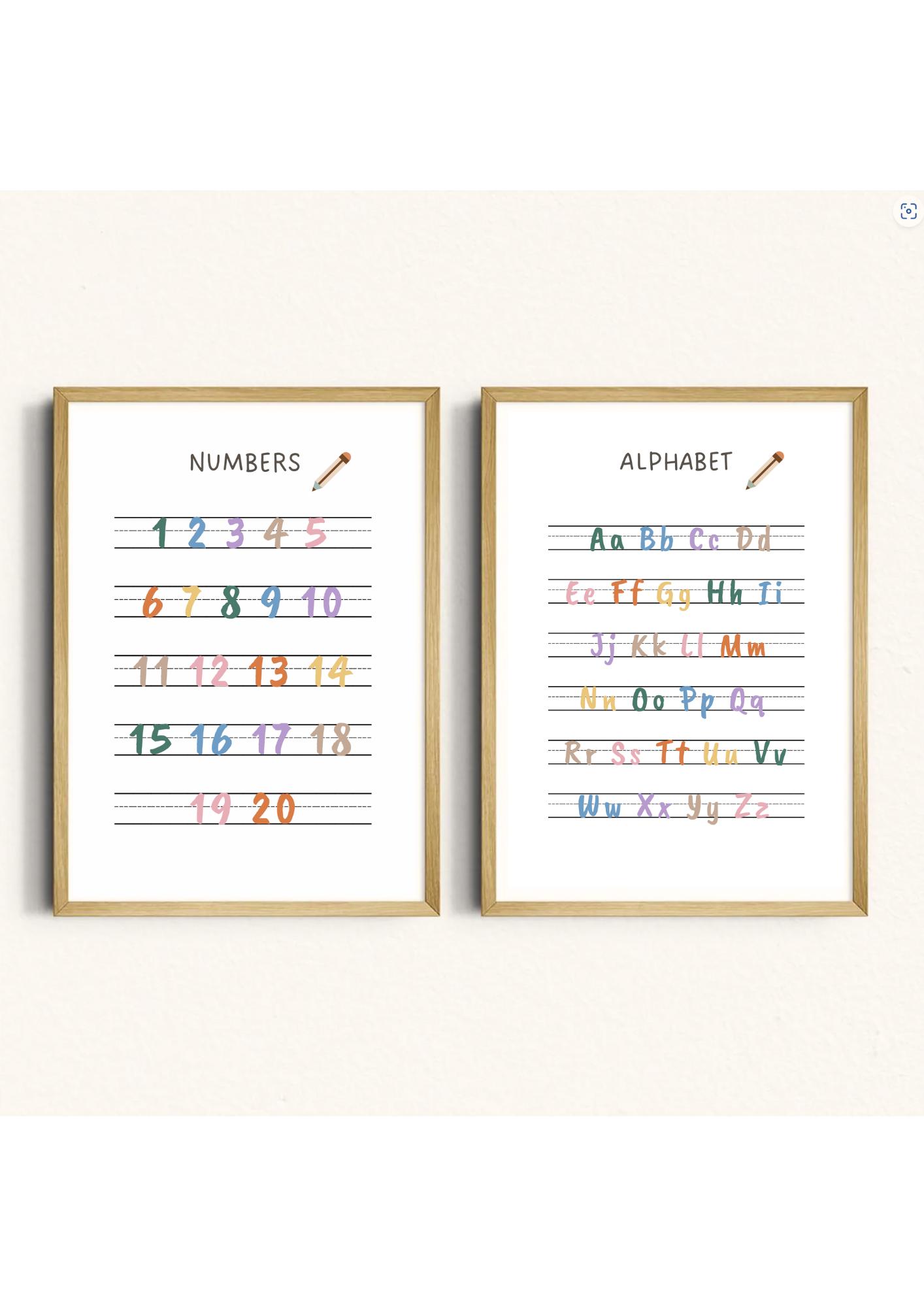 12 Educational Posters Set, Homeschool Prints, Montessori Classroom ...