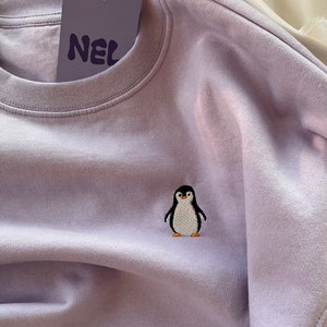 Pinguin Sweatshirt Hochwertiges faires unisex Sweatshirt aus Baumwolle und recyceltem Polyester Bild 2
