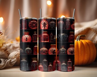 Sublimatieontwerp Halloween Black Widow-spin (digitale download)