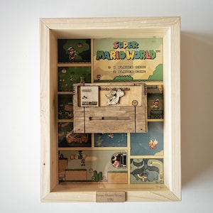 Super Mario World Frame - Super Nintendo Houten