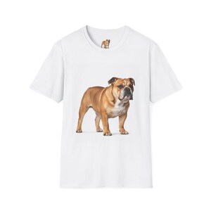 Bulldog Graphic Tee, Cute Dog Lover T-Shirt, Pet Adoption Gift, Men&#39;s Women&#39;s Casual Wear, Everyday Outfit, Animal Lover Apparel